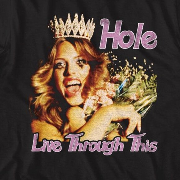 Hole Live Through This Album Shirt Rock Band Music Graphic Tee Vintage Fan - Picture 2 of 5